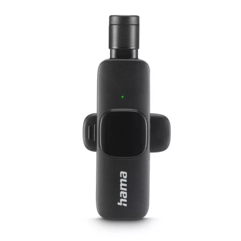Hama Smart Wireless Czarny Lavalier/Lapel microphone