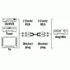Hama 00011947 kabel audio 1,2 m 2 x RCA czarny