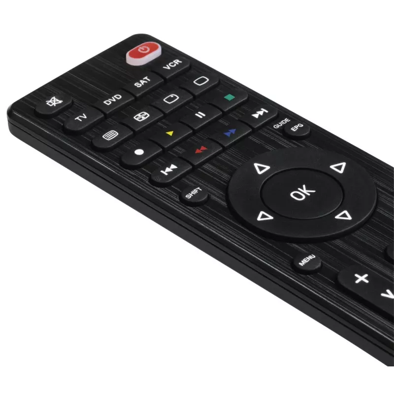 Hama 00012306 pilot zdalnego sterowania IR bezprzewodowy DVD/Blu-ray, STB, TV, magnetowid przyciski