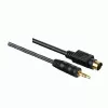 Hama Universal PC-TV Connection kabel, 5.0 m 5 m S-Video (4-pin) + 3.5mm SCART (21-pin) Czarny