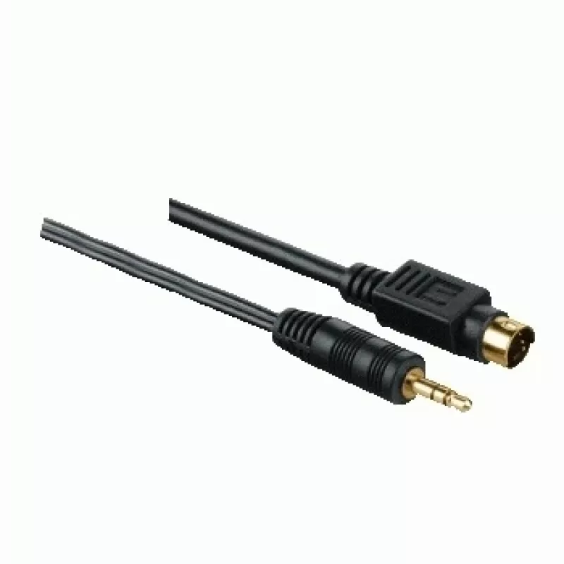 Hama Universal PC-TV Connection kabel, 5.0 m 5 m S-Video (4-pin) + 3.5mm SCART (21-pin) Czarny