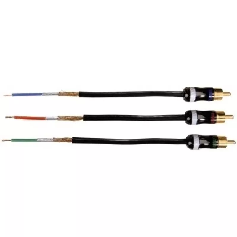 Kabel komponentowy (YPbPr) Hama ProClass YUV, 3x RCA - 3x RCA, metalowy, 1,5 m, 3x RCA, czarny
