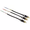 Kabel komponentowy (YPbPr) Hama ProClass YUV, 3x RCA - 3x RCA, metalowy, 1,5 m, 3x RCA, czarny