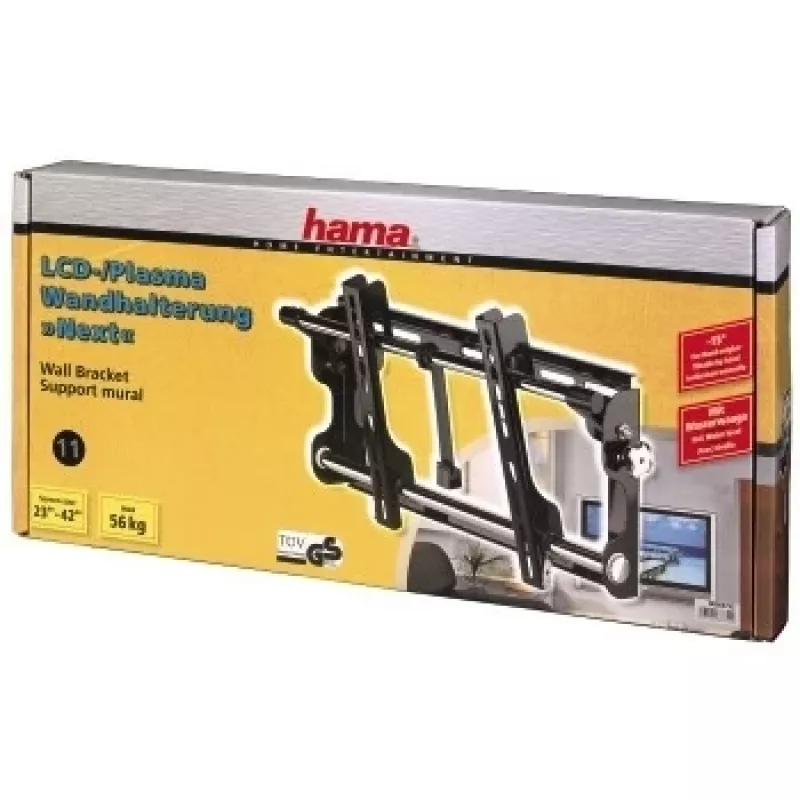 Uchwyt plazmowy/LCD „Next” Hama, VESA 400x200, czarny