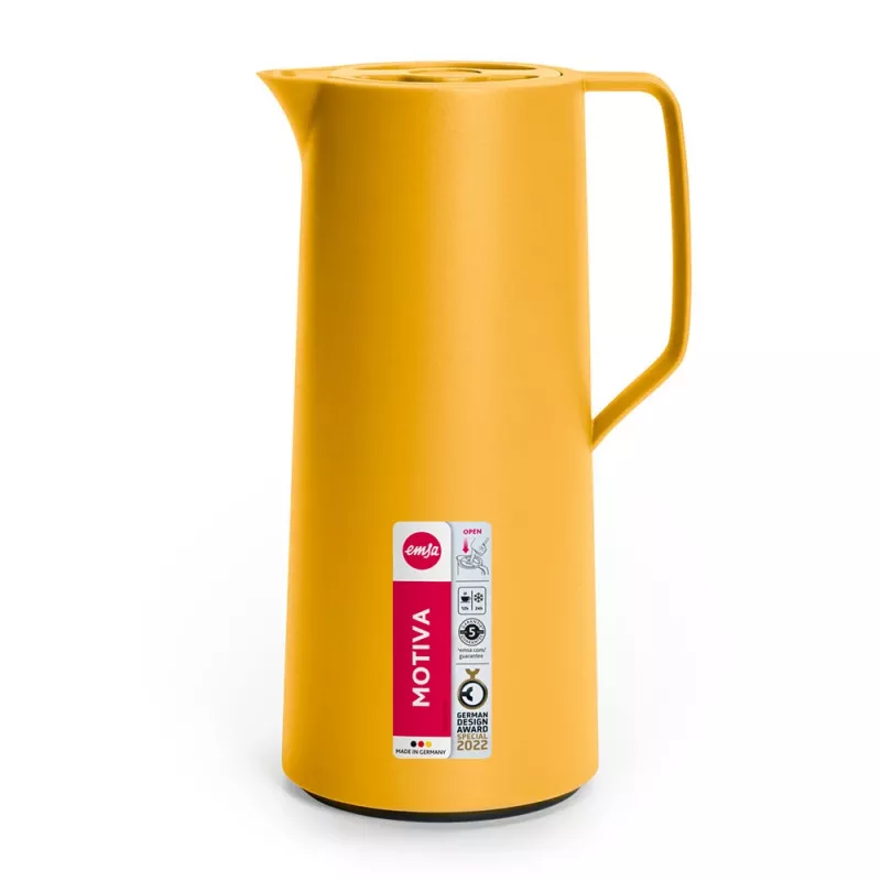 EMSA Motiva Pojedynczy dzbanek do herbaty 1000 ml Żółty