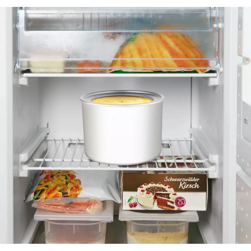 Unold Maszyna do lodów Gelato 1.5 L, Tradycyjna maszyna do lodów, 1.5 L, 1 miska, Czarny, Stal nierdzewna, 30 min, LCD