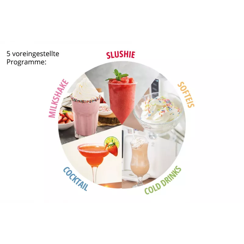 Maszyna do slushy i lodów włoskich Unold 2w1 Sofie 48956 1400 l 150 W Czarna