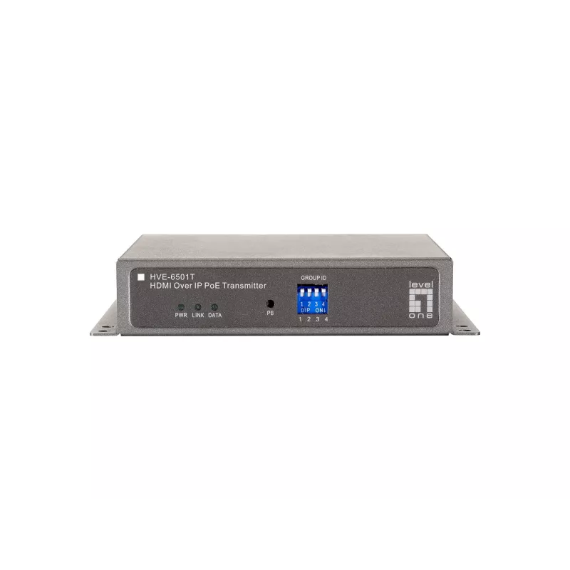 LevelOne HDMI over IP PoE Transmitter, 1920 x 1080 pixels, AV transmitter, Szary, HDCP