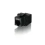 Equip Cat.6 Nieekranowany Łącznik Keystone Inline, Czarny, Złoty, 15 mm, 33 mm, 20 mm, 75 g