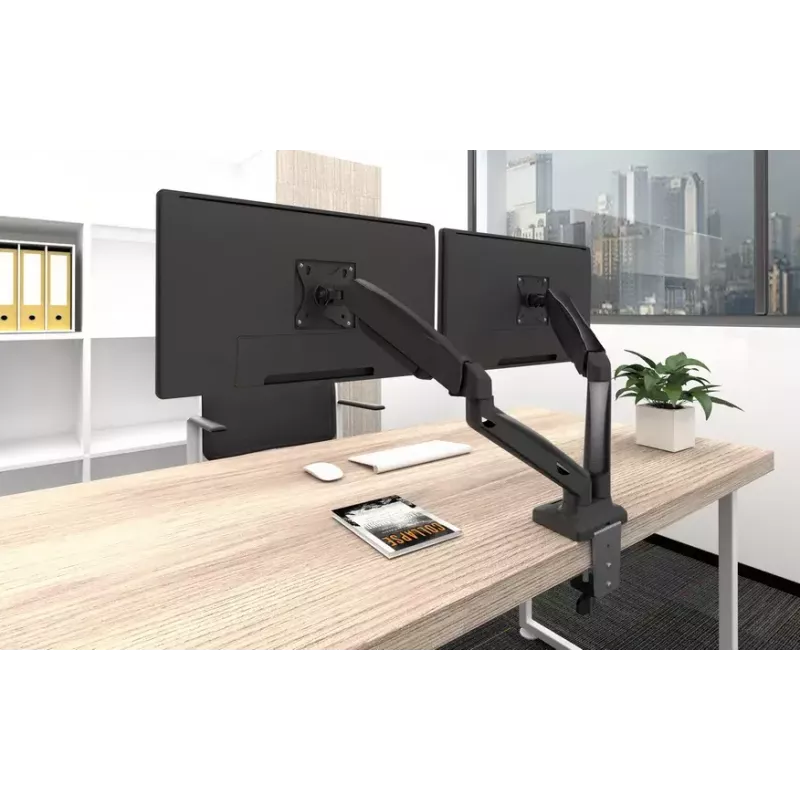 Uchwyt montażowy Equip Interactive Dual Monitor Desk Mount 13–27 cali