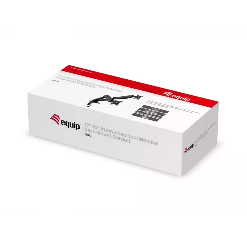 Uchwyt montażowy Equip Interactive Dual Monitor Desk Mount 13–27 cali
