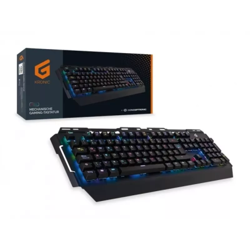 Conceptronic KRONIC Mechanical Gaming klawiatura, RGB, German layout