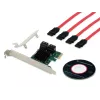 Conceptronic EMRICK 4-portowa karta SATA PCIe z kablem SATA