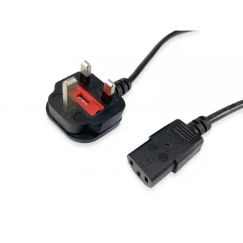 Kabel zasilający Equip 112300 Czarny 2 m BS 1363 C13 coupler