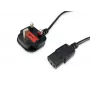 Kabel zasilający Equip 112300 Czarny 2 m BS 1363 C13 coupler