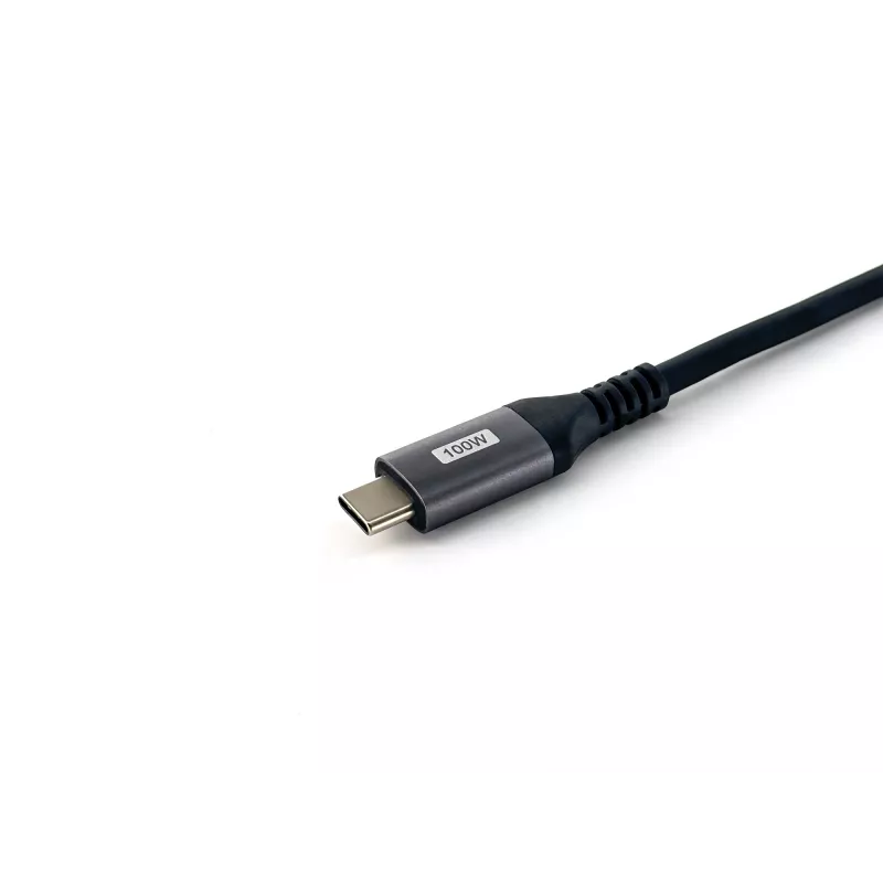 Kabel Equip USB 2.0 C do C 90° kątowy, M/M, 2,0 m, 100 W z chipsetem Emark