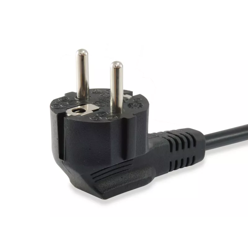 Equip wysokiej jakości przewód zasilający, C13 na Schuko, 3,0 m, 3 m, IEC C13, CEE7/7, H05VV-F3G, 250 V, 10 A