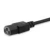 Equip wysokiej jakości przewód zasilający, C13 na Schuko, 3,0 m, 3 m, IEC C13, CEE7/7, H05VV-F3G, 250 V, 10 A