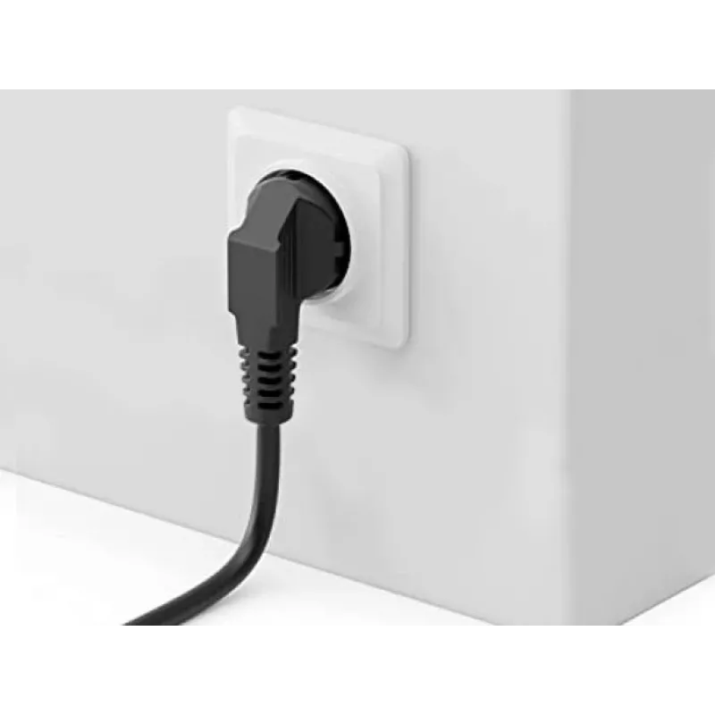 Equip wysokiej jakości przewód zasilający, C13 na Schuko, 3,0 m, 3 m, IEC C13, CEE7/7, H05VV-F3G, 250 V, 10 A
