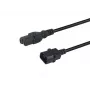 Equip 112170 kabel zasilający Czarny 1.8 m wtyczka C14 gniazdo C15