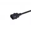 Equip 112170 kabel zasilający Czarny 1.8 m wtyczka C14 gniazdo C15