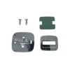 Desk mount security anchor CONCEPTRONIC LBA01 — cynk, srebrny, 52×46,6×33 mm