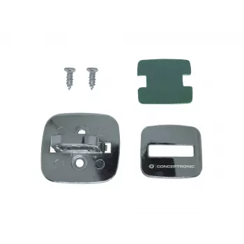 Desk mount security anchor CONCEPTRONIC LBA01 — cynk, srebrny, 52×46,6×33 mm