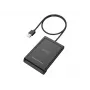 Conceptronic BIAN11B Dwunastoprzewodowy Inteligentny Czytnik Kart ID, USB 2.0, Near Field Communication (NFC), 1 m, Czarny, 100 g