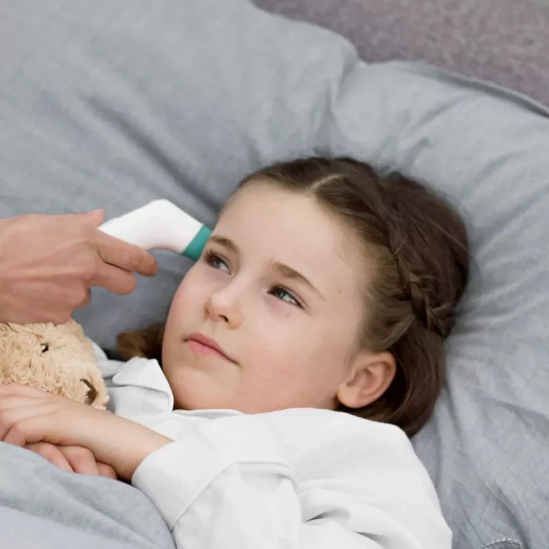 Braun BST200WE Termometr zdalnego pomiaru Biały Czoło Przyciski