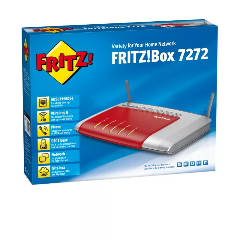 FRITZ!Box 7272 International router bezprzewodowy Gigabit Ethernet