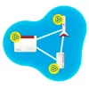 Bezprzewodowy wzmacniacz zasięgu AVM FRITZ!Repeater 6000 Edition International — trójzakresowy 6000 Mbps, 2x LAN, biały