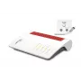 FRITZ!Box 6670 kabel Edition International router bezprzewodowy 2,5 Gigabit Ethernet Dwupasmowy (2,4 GHz / 5 GHz) Czerwony, Biały