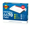 FRITZ!Box 6670 kabel Edition International router bezprzewodowy 2,5 Gigabit Ethernet Dwupasmowy (2,4 GHz / 5 GHz) Czerwony, Biały