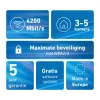Zestaw Mesh FRITZ 4200 2-pak Edition International Dwupasmowy (2.4 GHz / 5 GHz) Wi-Fi 6 (802.11ax) Czerwony, Biały 2x2/4x4