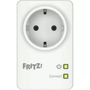 Inteligentna wtyczka FRITZ 20003113 — bezprzewodowe gniazdko wewnętrzne, 230 V, maks. moc wejściowa 1,1 W, biała