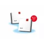 Mesh Set FRITZMESH SET 1600 2-PACK EDITION INTERNATIONAL Dwupasmowy (2,4 GHz / 5 GHz) Wi-Fi 6 (802.11ax) Czerwony, Biały Wewnętrzny