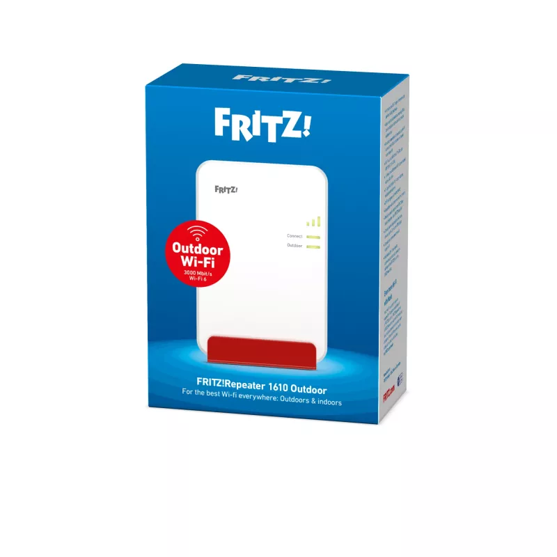 Repeater FRITZ 1610 Outdoor wzmacniacz sieciowy 3000 Mbit/s Biały