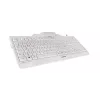 CHERRY KC 1000 SC klawiatura Uniwersalny USB AZERTY Belgijska Biała