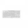 Klawiatura Cherry STREAM TKL przewodowa USB QWERTZ szwajcarski biały, przełącznik nożycowy, 94 klawisze, kabel 1,8 m