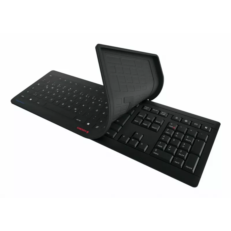 Contour Design STREAM PROTECT WIRELESS, Full-size (100%), Bezprzewodowa, RF Wireless, Przełącznik nożycowy, QWERTY, Czarny