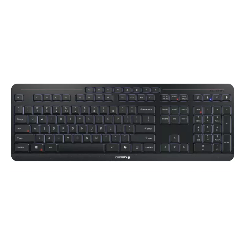 CHERRY Stream desktop ultimate klawiatura w zestawie z myszą Dom/Biuro USB + RF Wireless + Bluetooth QWERTY angielska Czarny