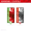Displex Szkło Ochronne + Etui dla Samsung Galaxy S23 Ultra, Eko Ramka Montażowa, Pełne Pokrycie
