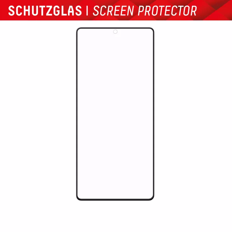 Displex Szkło Ochronne + Etui dla Samsung Galaxy S23 Ultra, Eko Ramka Montażowa, Pełne Pokrycie
