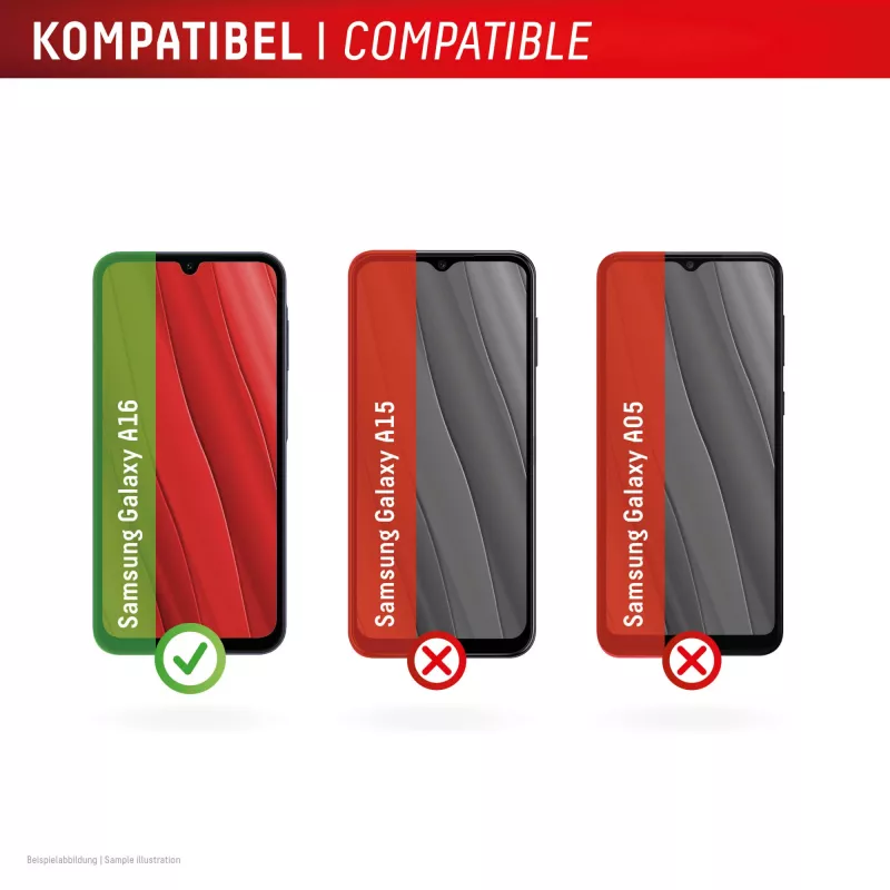 Displex Ochrona ekranu (10H) dla Samsung Galaxy A16, Eco ramka montażowa, odporny na zarysowania