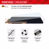 Displex Tablet Glass (9H) dla Samsung Galaxy Tab S10+, Eko ramka montażowa, nietłukące się