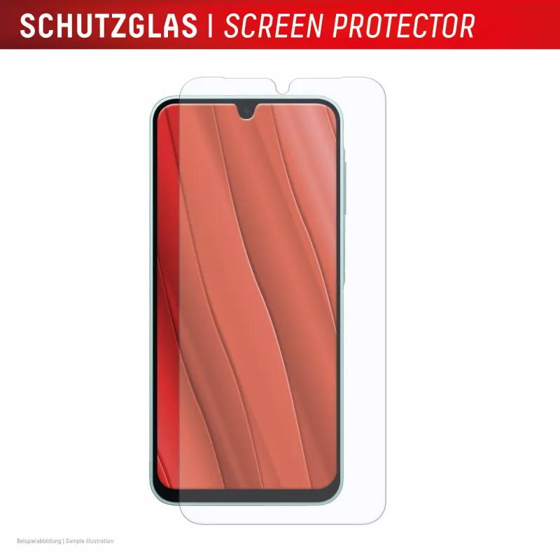 Szkło ochronne Displex (10H) do Samsunga Galaxy A26, eko ramka montażowa, odporne na zarysowania