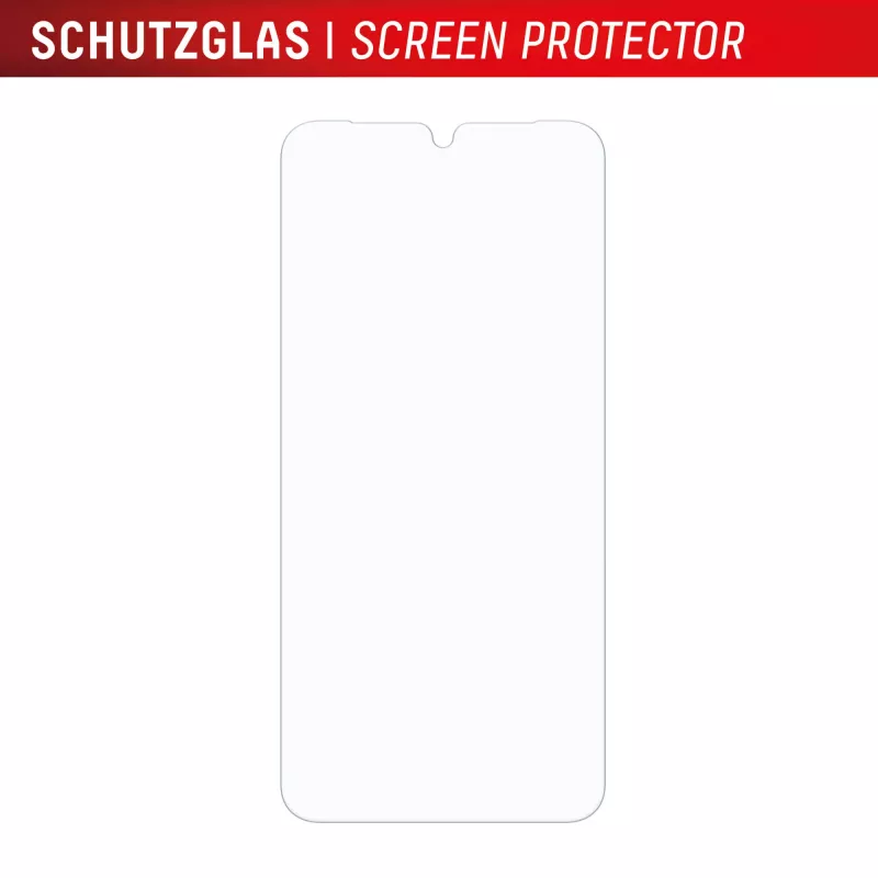 Szkło ochronne Displex (10H) do Samsunga Galaxy A26, eko ramka montażowa, odporne na zarysowania