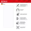 Displex Smart Glass (9H) dla Samsung Galaxy A36, naklejka montażowa, nietłukąca