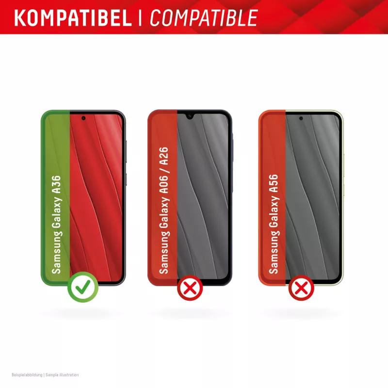 Displex Smart Glass (9H) dla Samsung Galaxy A36, naklejka montażowa, nietłukąca