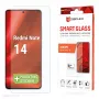 Szkło inteligentne Displex (9H) do Xiaomi Redmi Note 14, naklejka montażowa, niezniszczalne
